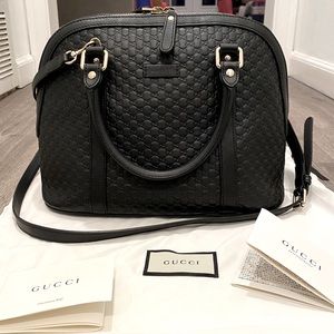Gucci GG Guccissima Dome Satchel Shoulder Bag